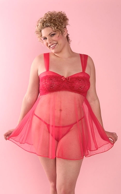 My Favorite in Red Babydoll Set