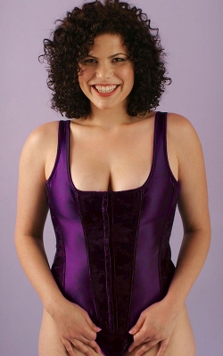 Purple Renaissance Corset Set