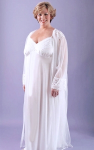 Our Romantic Bridal Nightgown Peignoir
